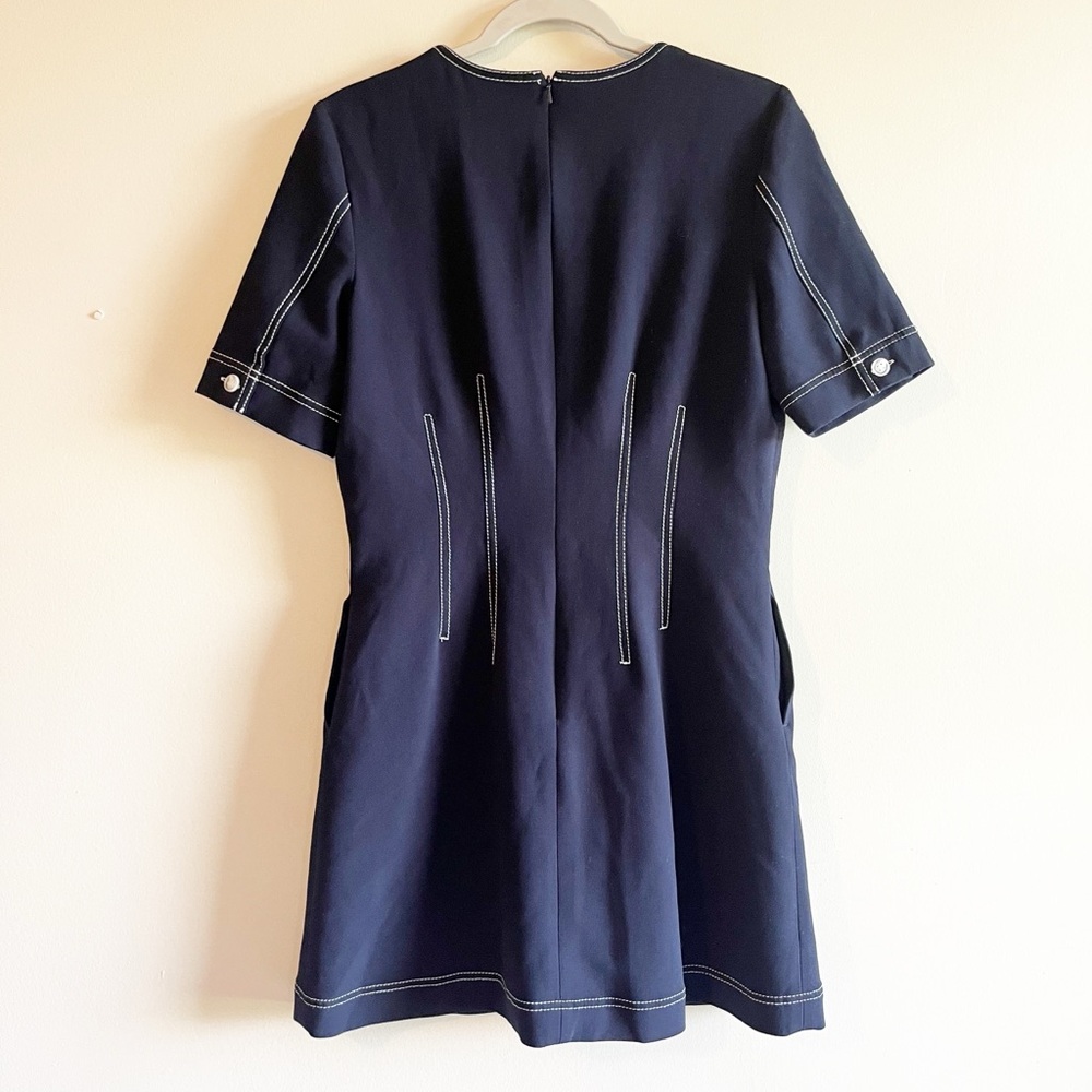 Veronica Beard Navy Mini Dress Size 8 - Picture 4 of 7